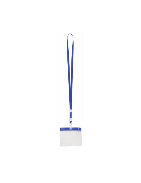 Identificador PVC con Lanyard y Mosquetón Personalizable