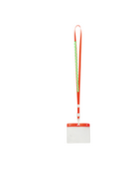 Identificador PVC con Lanyard y Mosquetón Personalizable