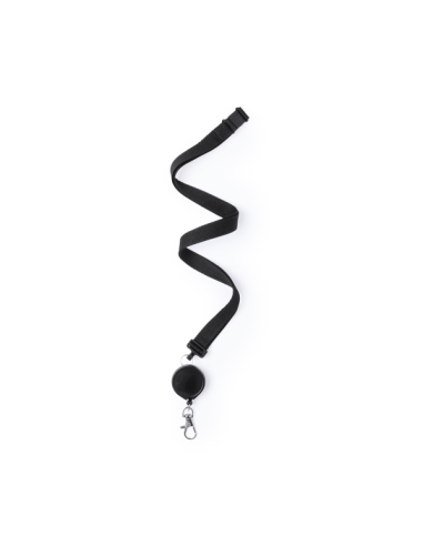 Lanyard Extensible con Mosquetón y Cierre de Seguridad