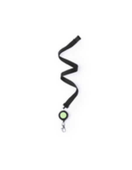 Lanyard Extensible con Mosquetón y Cierre de Seguridad