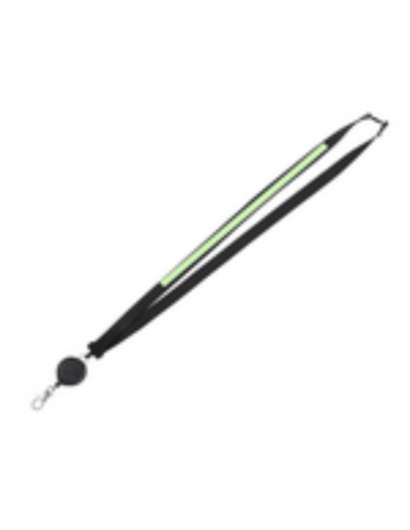 Lanyard Extensible con Mosquetón y Cierre de Seguridad