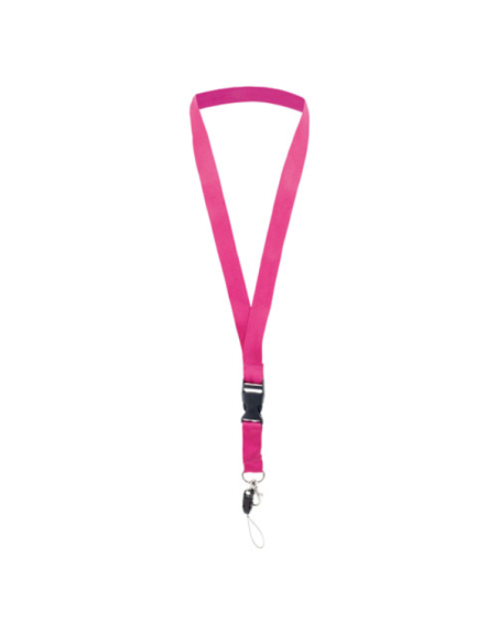 Lanyard personalizado con enganche para móvil e identificador | Varios colores