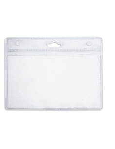 Porta identificaciones PVC 9x12 cm | Compatible con tarjetas 8x9