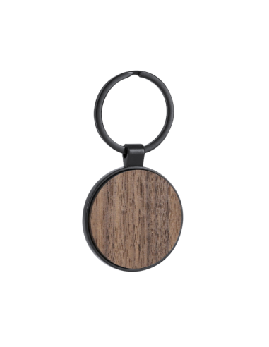 Set Premium Madera de Nogal con Bolígrafo y Llavero con grabado