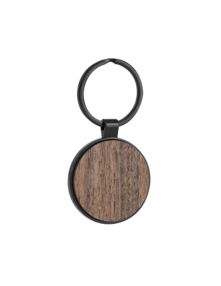 Set Premium Madera de Nogal con Bolígrafo y Llavero con grabado