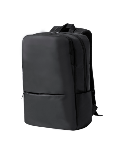 Mochila urbana polipiel para portátil 15” y tablet | Elegante y funcional personalizada