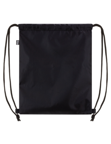 Mochila transparente RPET con cordón | Bolsa ecológica personlizada