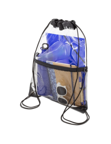 10705-MOCHILA PVC TRANSPARENTE "TANY"