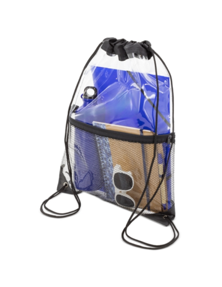 10705-MOCHILA PVC TRANSPARENTE "TANY"