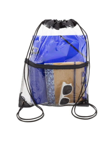 Mochila Transparente PVC - Ligera, Resistente y Práctica personalizada