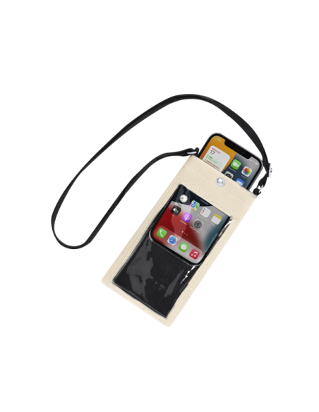 Portatodo PU con Pantalla Táctil y Cierre Seguro, Diseño Elegante
