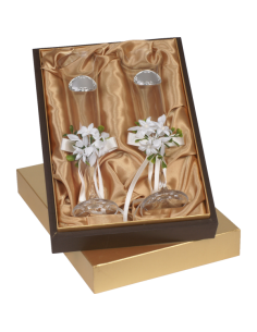 Copas de champán personalizadas en estuche elegante
