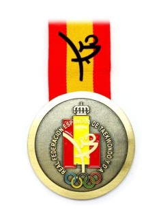 Medallas de metal personalizadas con cinta de Diseño exclusivo