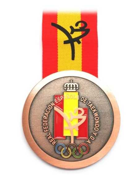 Medallas de metal personalizadas con cinta de Diseño exclusivo