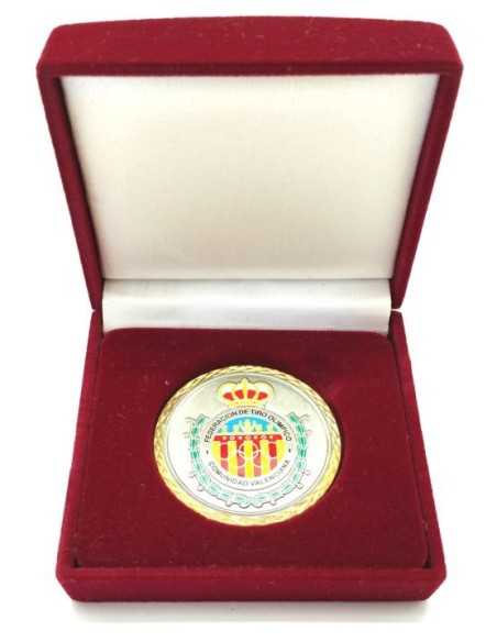 Monedas personalizadas en estuche y Diseño exclusivo a medida