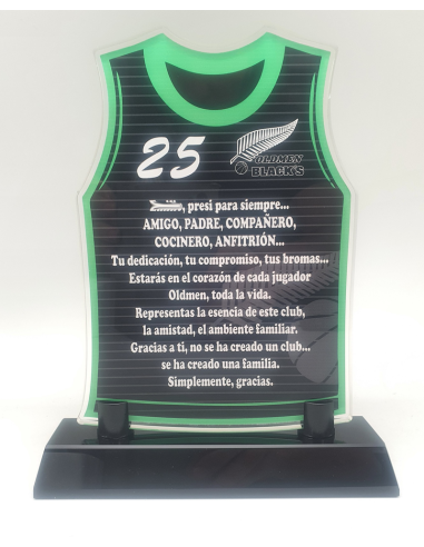 Trofeo de Metacrilato personalizado