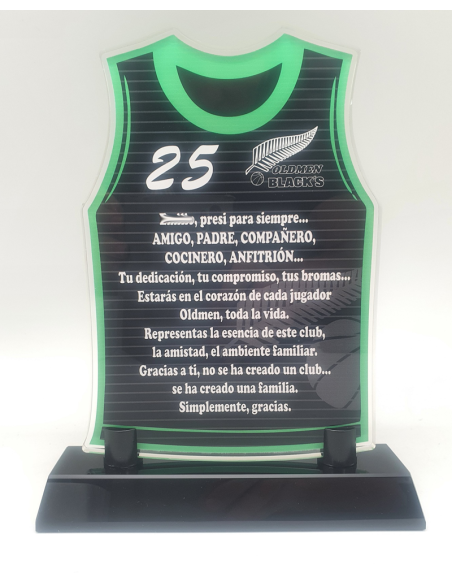 Trofeo de Metacrilato personalizado