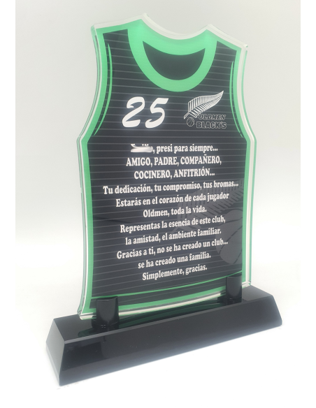 Trofeo de Metacrilato personalizado