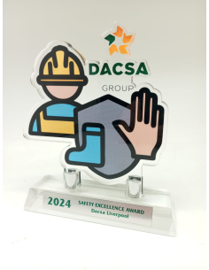 Trofeos de metacrilato personalizados a color en Valencia