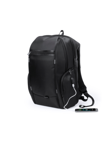 Mochila de Negocios con USB y Compartimento para Portátil 15"