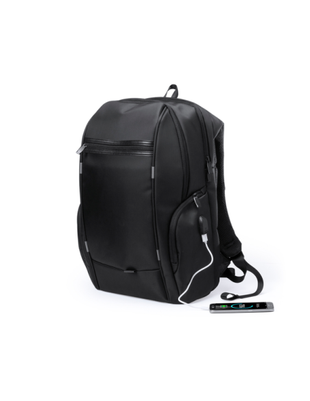 Mochila de Negocios con USB y Compartimento para Portátil 15"