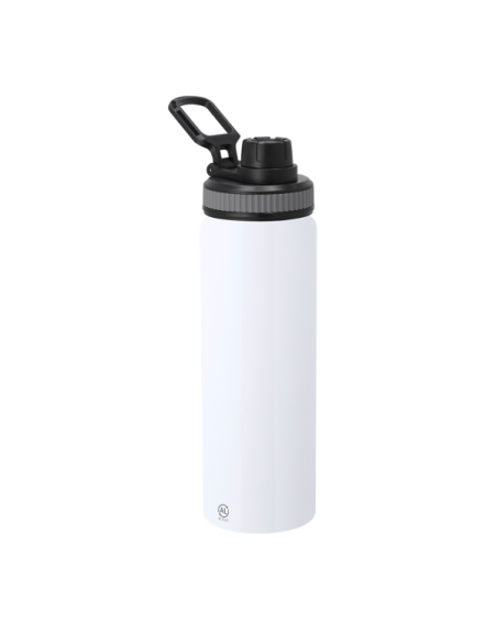 Bidón de Aluminio Reciclado 800 ml | Botella Reutilizable con Certificación GRS en Valencia