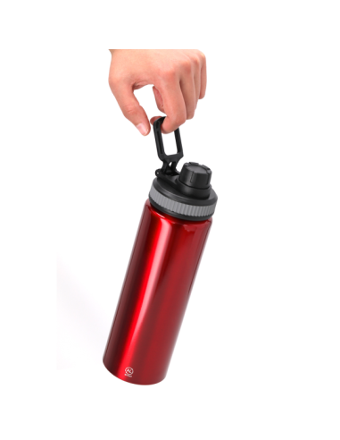 Bidón de Aluminio Reciclado 800 ml | Botella Reutilizable con Certificación GRS en Valencia