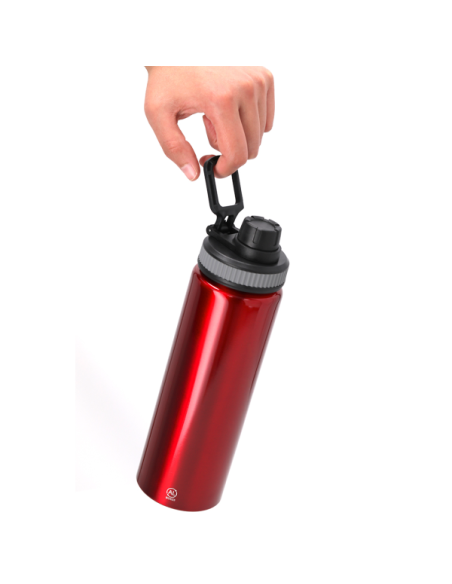 Bidón de Aluminio Reciclado 800 ml | Botella Reutilizable con Certificación GRS en Valencia