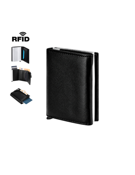 Tarjetero Billetero RFID | 6 Compartimentos y Protección