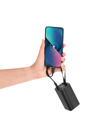Power Bank 20.000 mAh 65W de Aluminio Reciclado personalizado