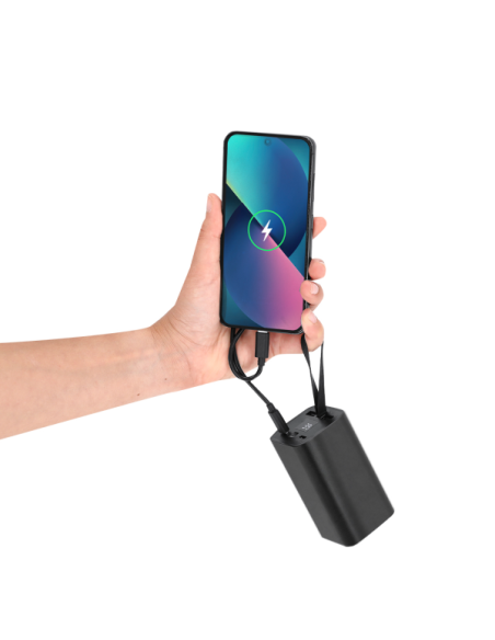Power Bank 20.000 mAh 65W de Aluminio Reciclado personalizado