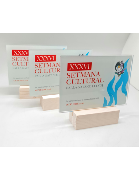 Trofeos economios de diseño personalizado en Valencia