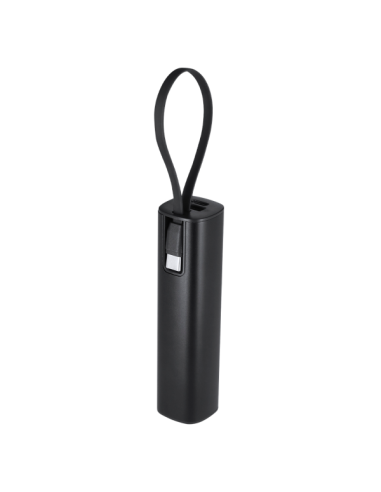 Power Bank 5000 mAh de Aluminio Reciclado con Cable USB-C Integrado