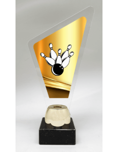 Trofeo figura trapecio deportivo bolos económico Valencia