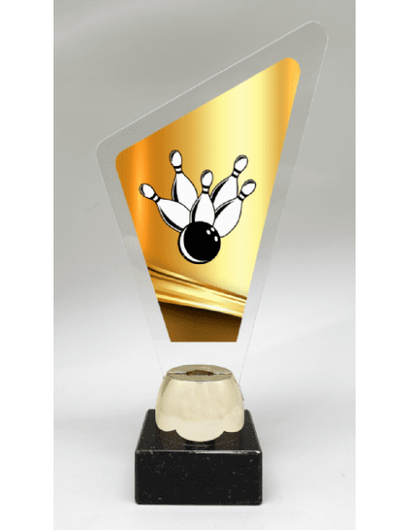 Trofeo figura trapecio deportivo bolos económico Valencia