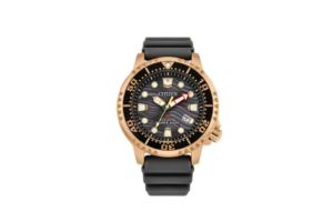 Reloj Citizen de color dorado y detallas negros de Medallas y Trofeos