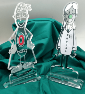 Regalos de metacrilato recortado - Medallas y Trofeos