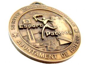 medalla diseño antiguo redonda