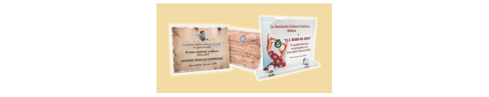 Cristal y Cerámica - Placas de Homenaje para Cada Ocasión