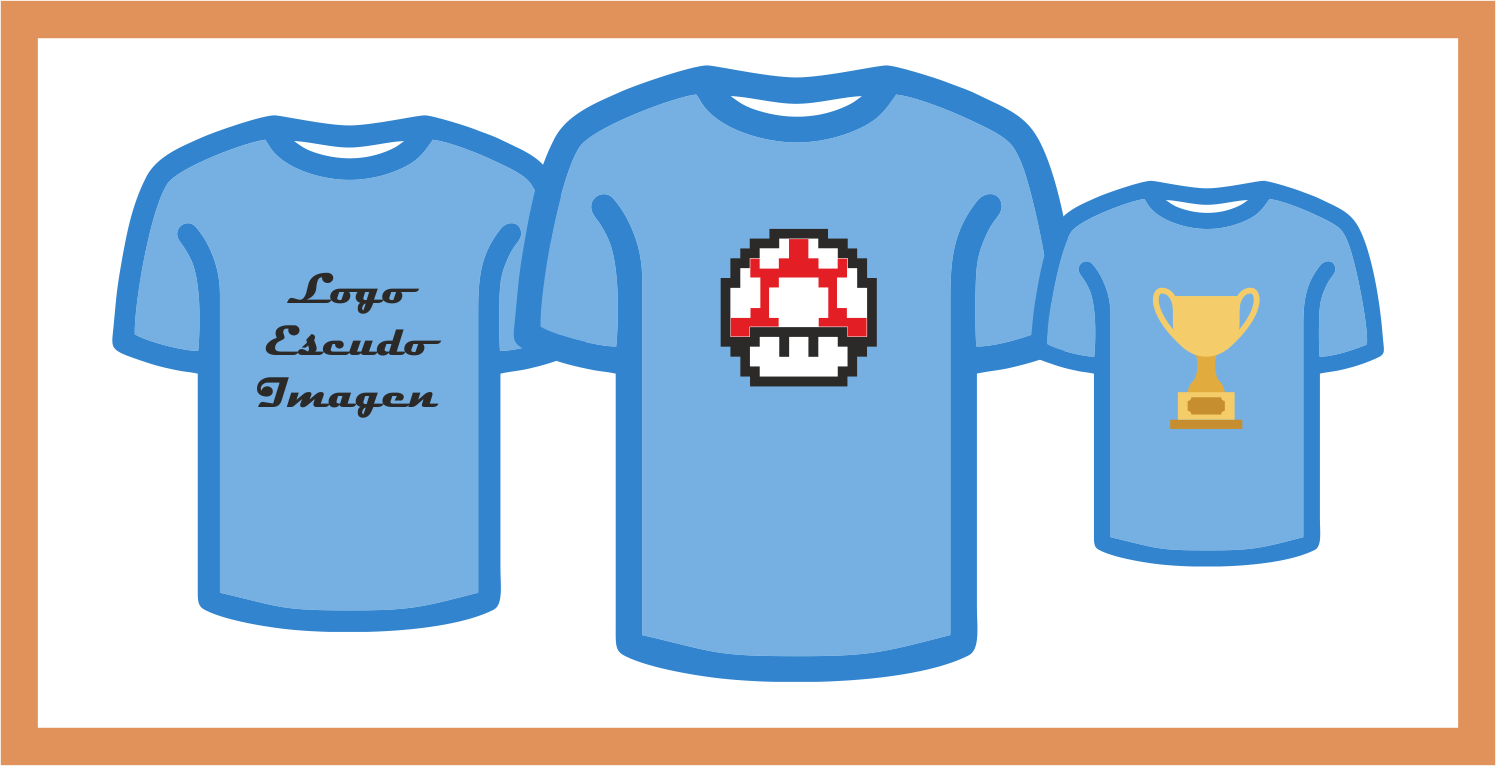 categoría camisetas y personalización textil